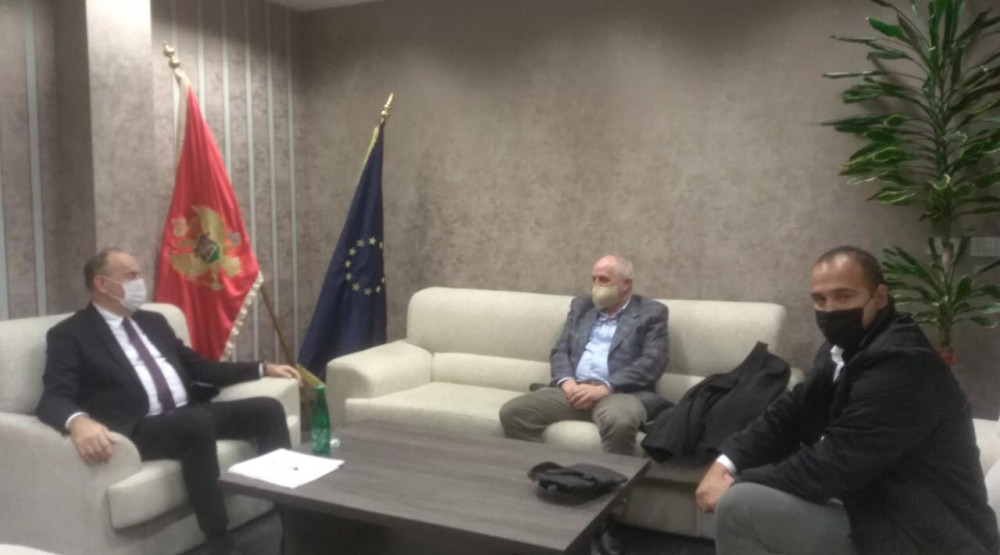 Lalošević ugostio rukovodstvo Šahovskog i Teniskog saveza Crne Gore