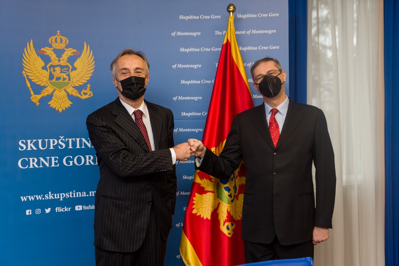 Lekić i ambasador Italije: EU integracije su prioritet Crne Gore