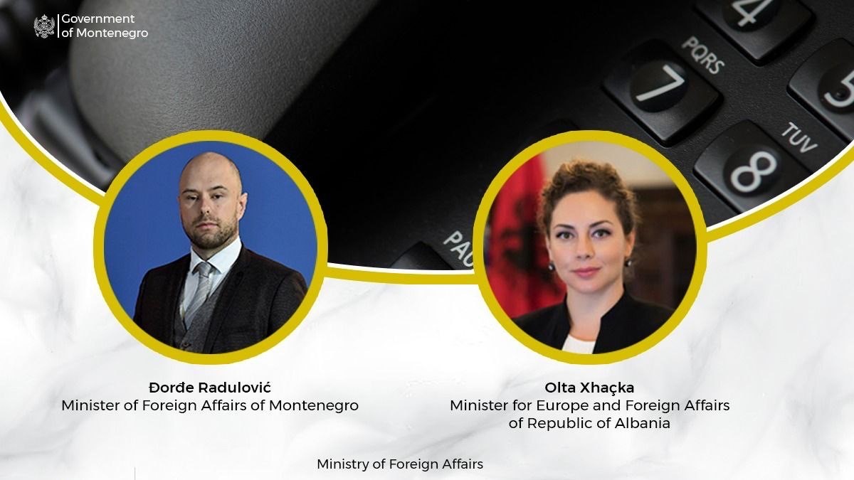 Radulović i Džačka: Crna Gora i Republika Albanija posvećene evropskom putu