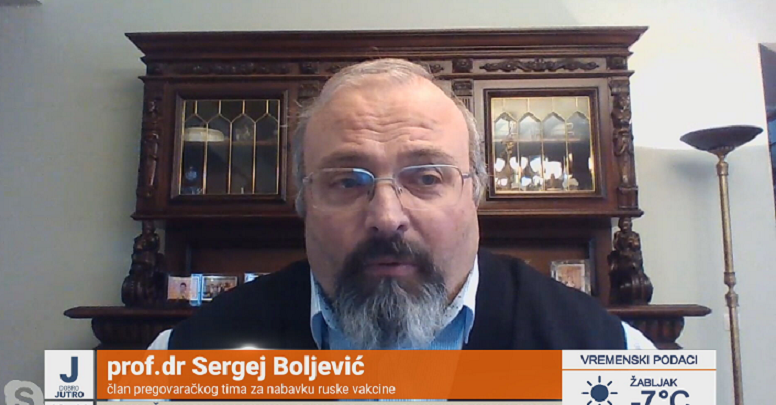 Boljević: Ruska vakcina stiže u drugoj polovini sedmice