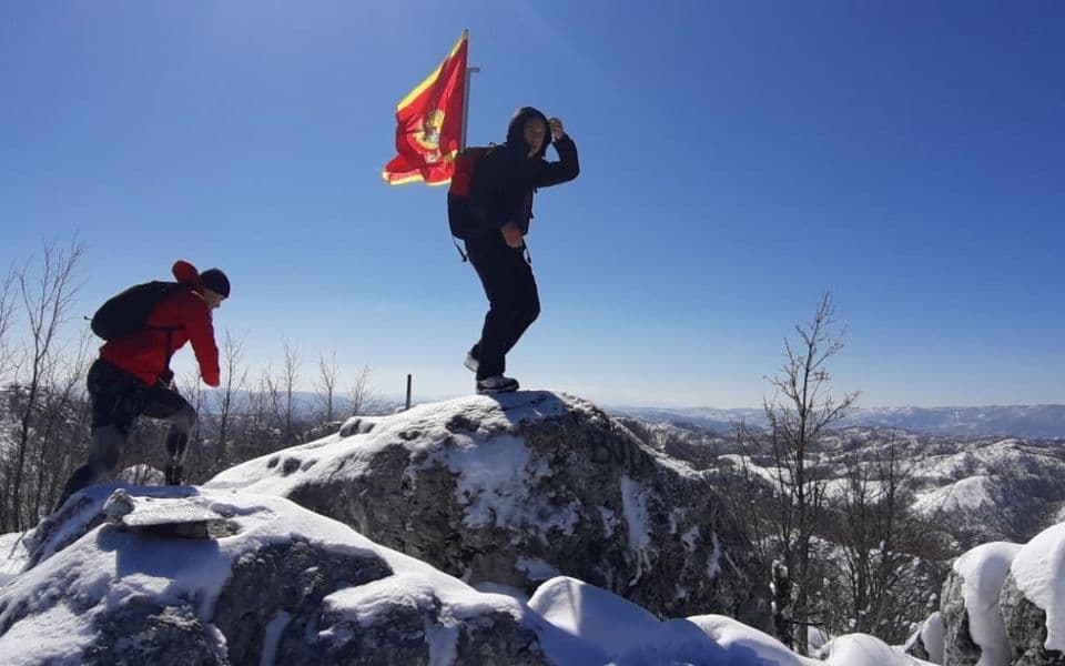 Crnogorska zastava ponovo se vijori sa vrha Budoša