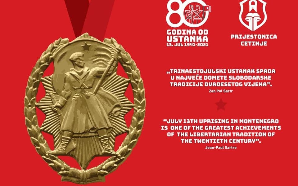 Prijestonica obilježava 80 godina od ustanka crnogorskog naroda