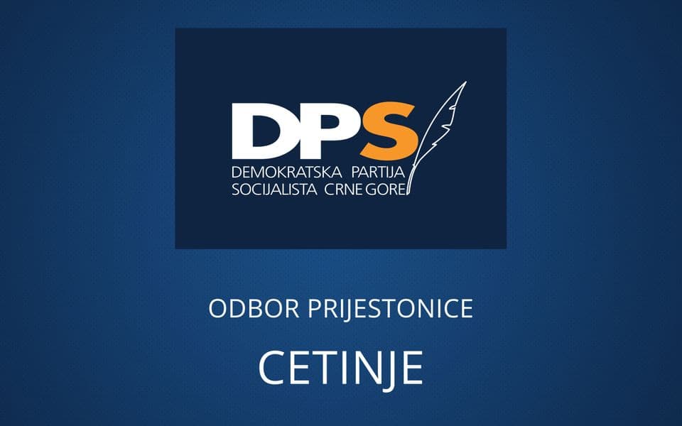 Odbor DPS Prijestonice: Neće proći na Cetinju da kažnjavate antifašiste, a veličate četnike