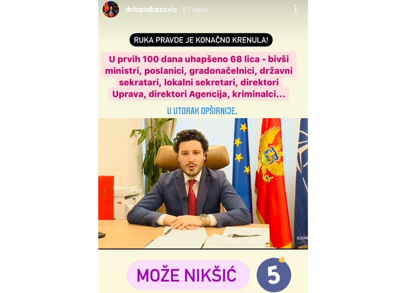 ABAZOVIĆ ZLOUPOTREBLJAVA FUNKCIJU: Ako glasate URA-u u Nikšiću, ”ruka pravde” nastavlja da radi u utorak