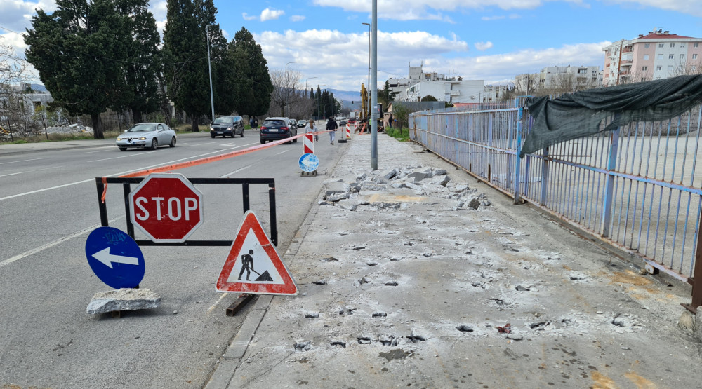 Podgorica dobija još jedan biciklistički koridor na Zabjelu