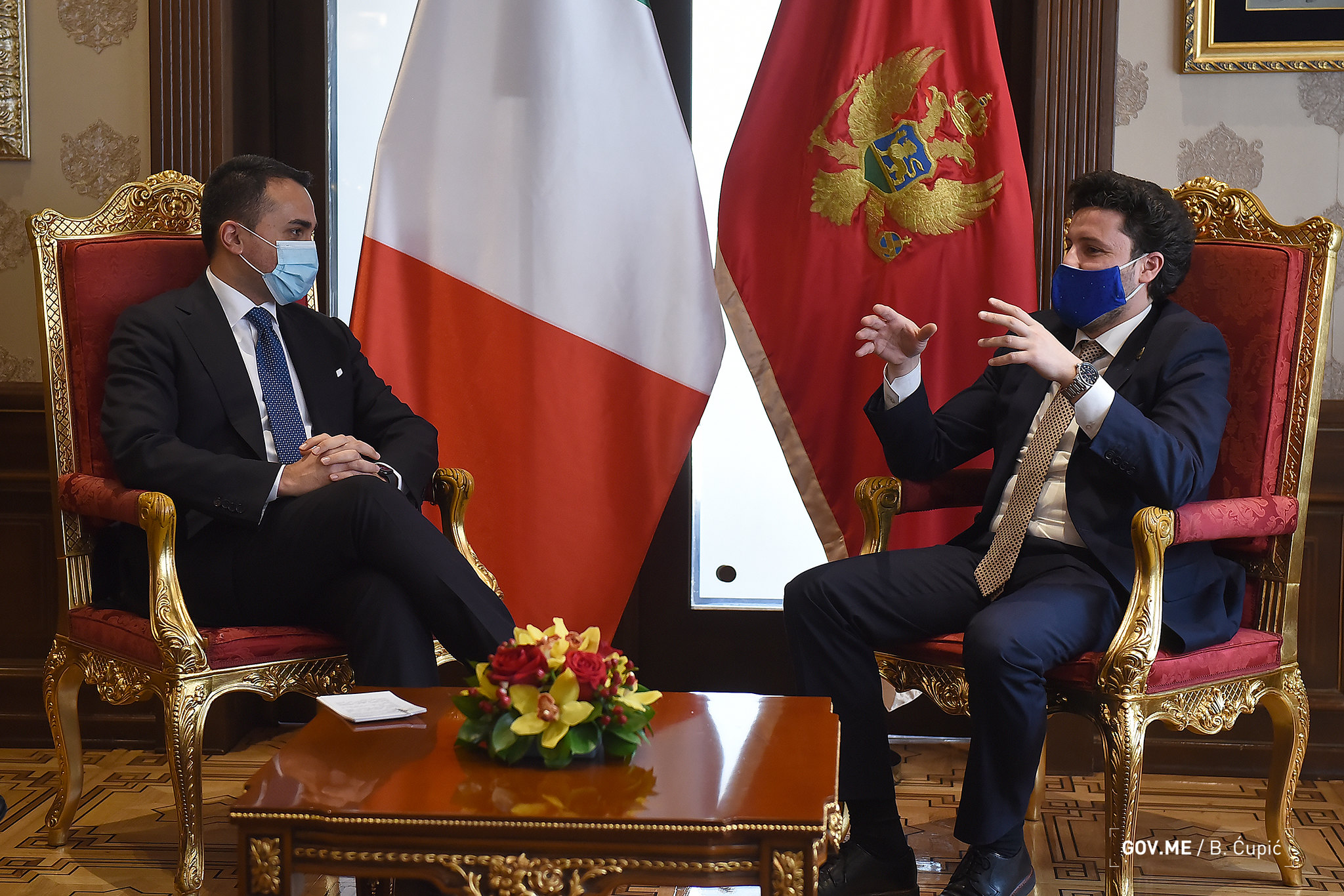 Abazović – Di Majo: Puna podrška Italije u evropskim integracijama Crne Gore