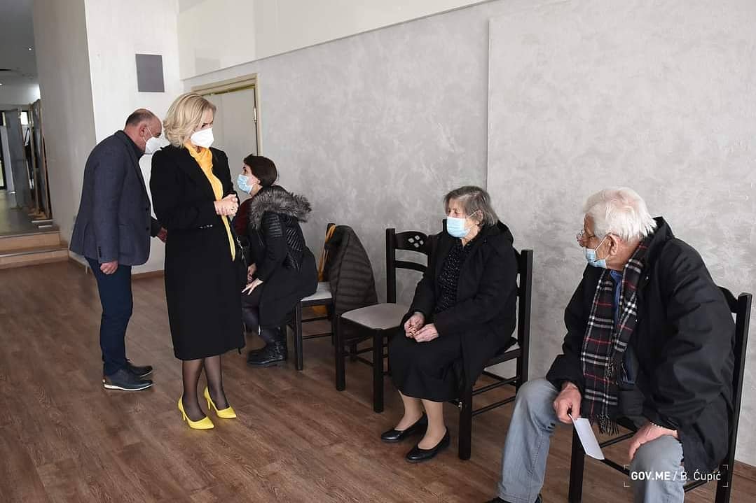 Vlada: Uspješna vakcinacija protiv korone u podgoričkom Domu zdravlja
