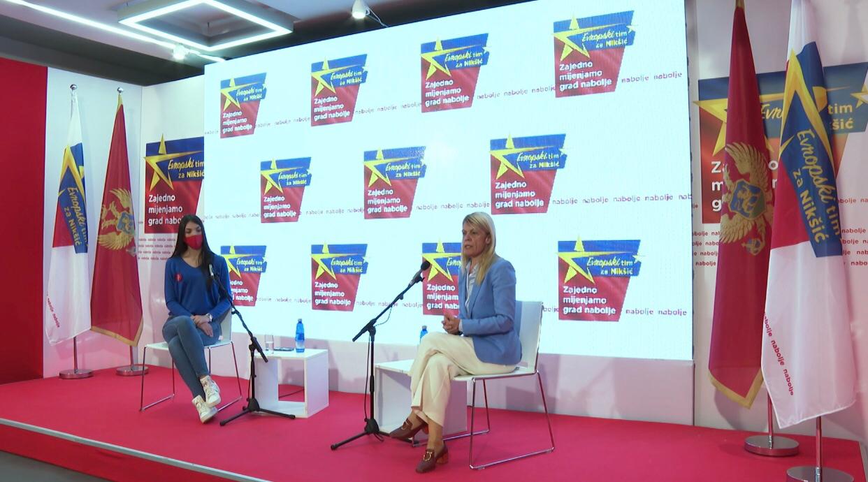 Damjanović: Fokus programa Evropskog tima za Nikšić zapošljavanje mladih i razvoj preduzetništva