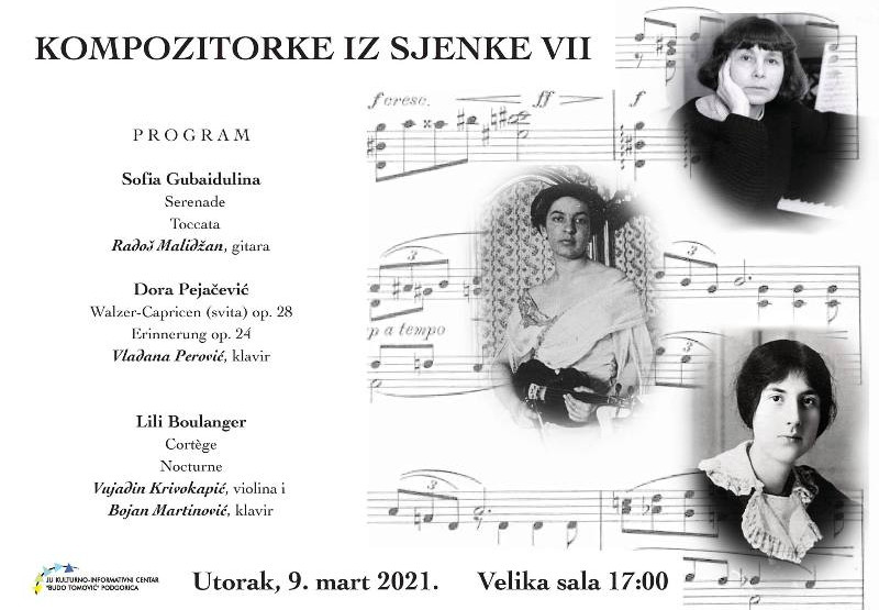 Kompozitorke iz sjenke 9. marta u KIC-u
