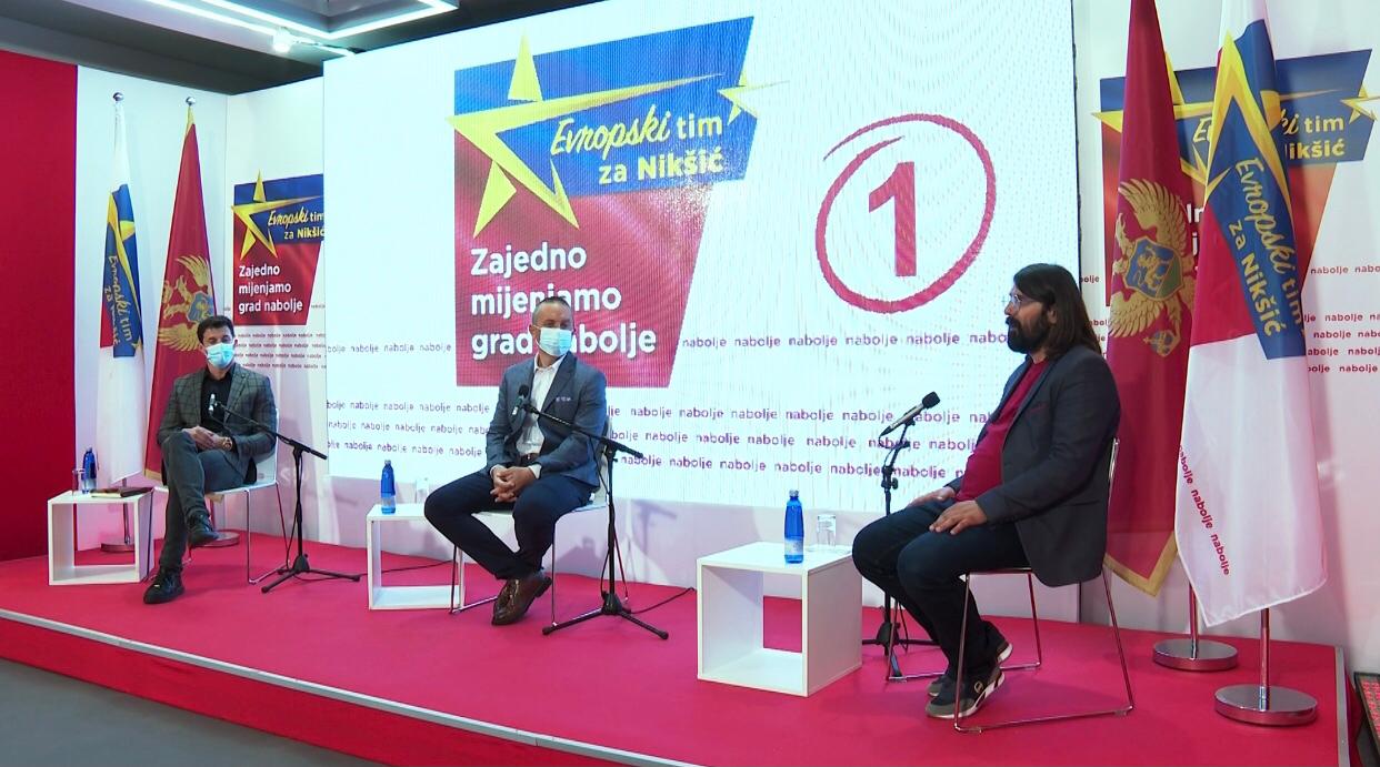 Evropski tim za Nikšić: U nedjelju odlučujemo da li ćemo zajedno mijenjati Nikšić nabolje, ili ćemo se vratiti u prošlosti
