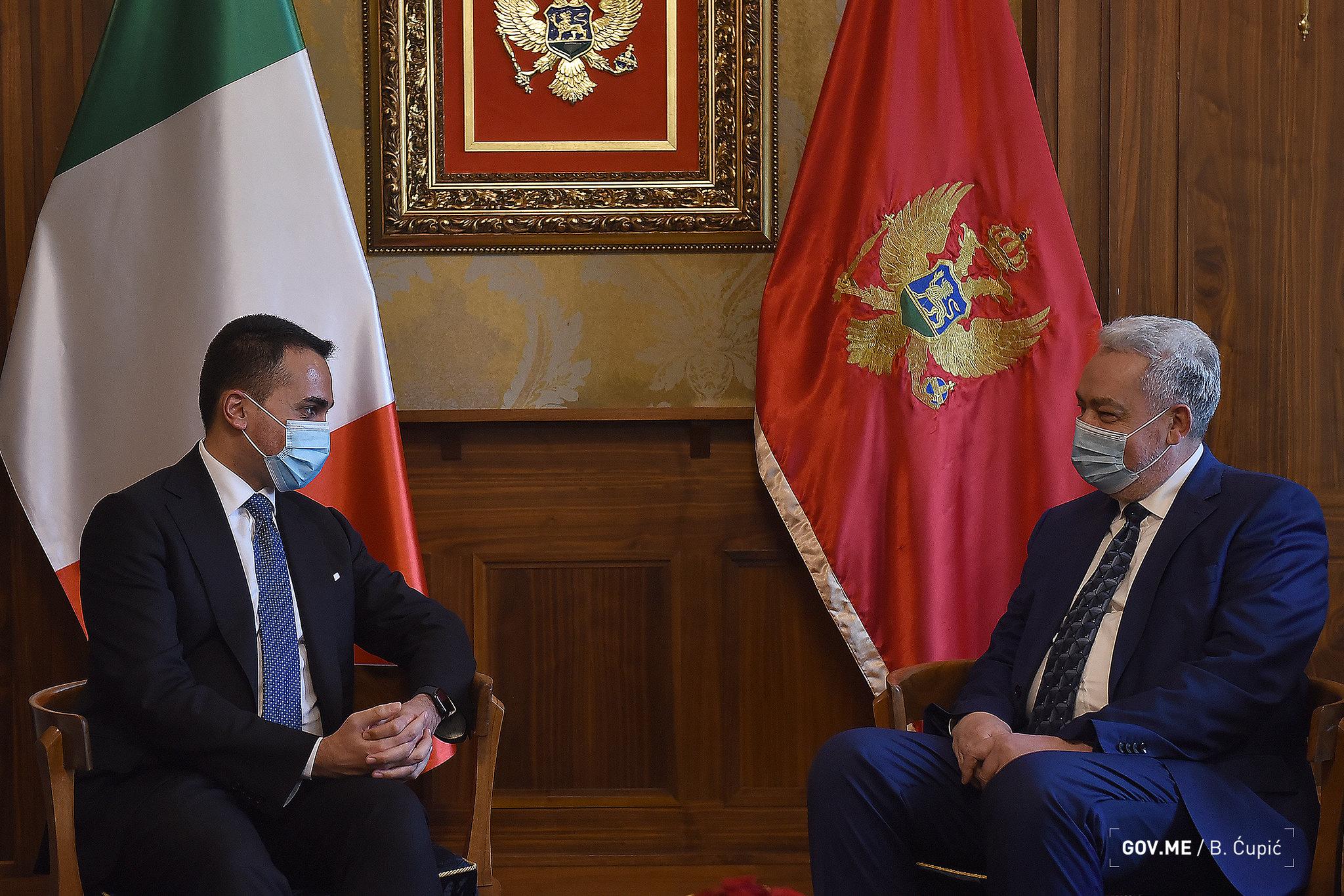 Premijer Krivokapić razgovarao sa MVP Italije Luiđijem Di Majom