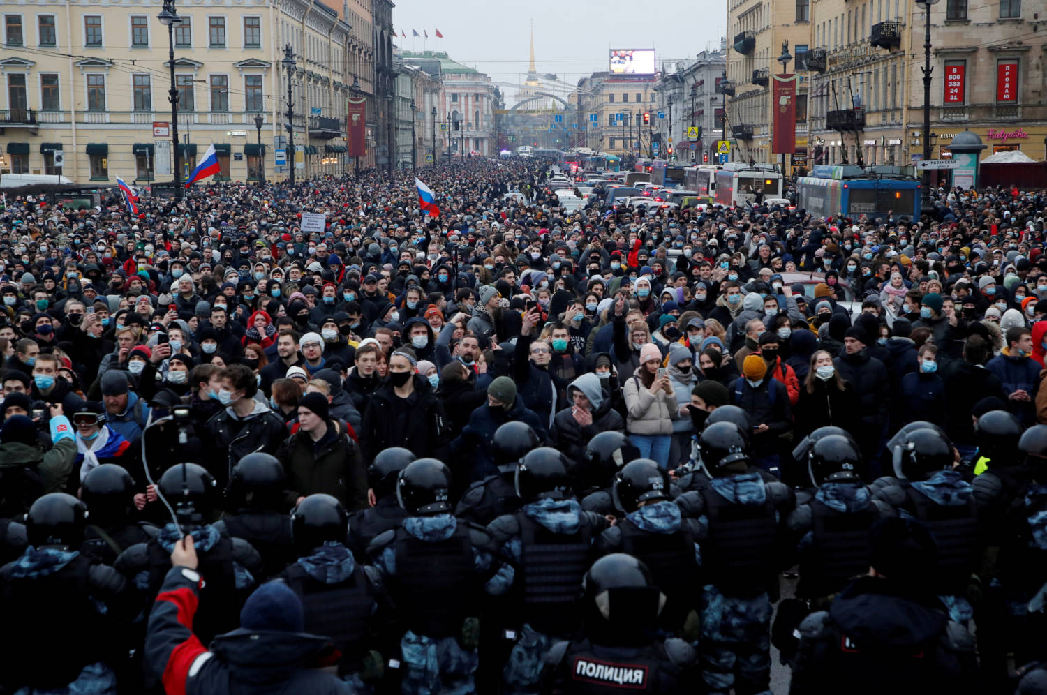 Uhapšeno 200 osoba na opozicionom protestu u Moskvi