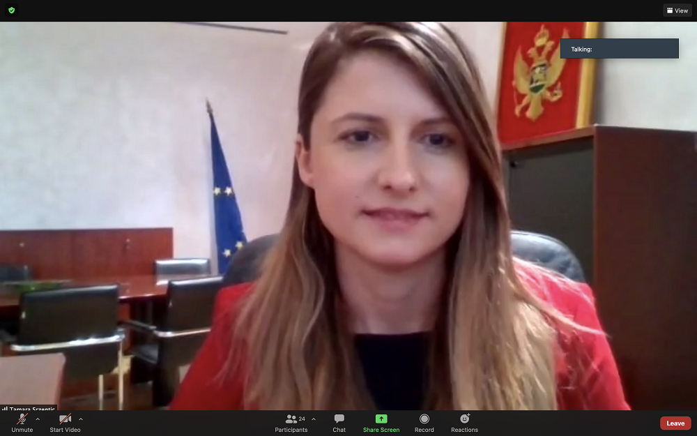 Srzentić na trinaestom zasijedanju Ženskog paralmenta: Želim Crnu Goru koja osnažuje djevojčice i mlade žene da se bave tehnologijom, politikom, bilo kojim poslom