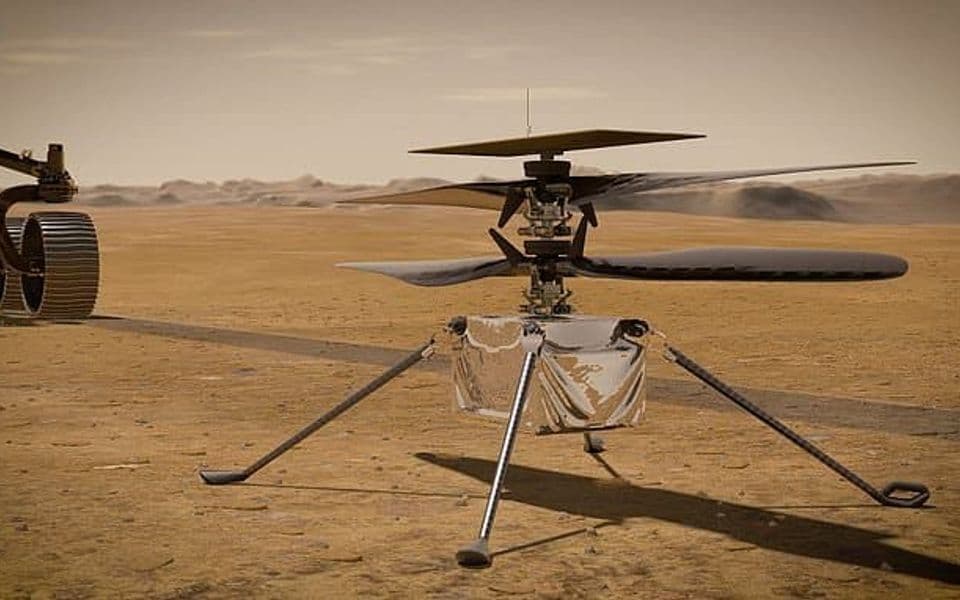 Let helikoptera na Marsu 11. aprila
