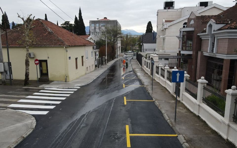 Rekonstruisan dio Ulice Vuka Karadžića u Podgorici