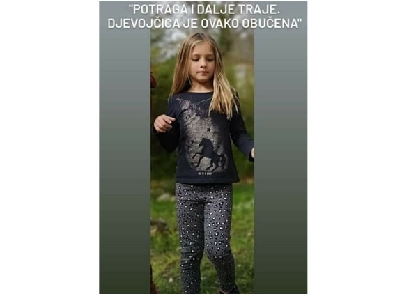 Potraga za sedmogodišnjom Kjarom nastavljena i danas