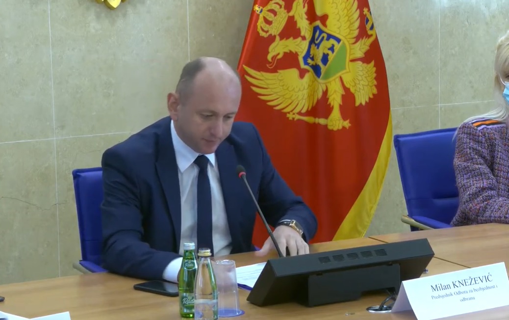 Knežević: Saslušanje Sekulovića 26. aprila, stanje u Crnoj Gori histerično