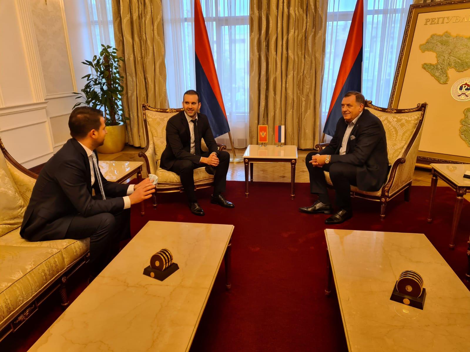 Milatović i Spajić sa Dodikom razgovarali i o infrastrukturnim projektima