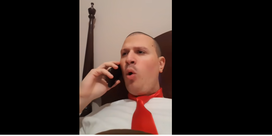 Filip Vešović pokazao kako Aleksa Bečić raskida sa djevojkom (VIDEO)