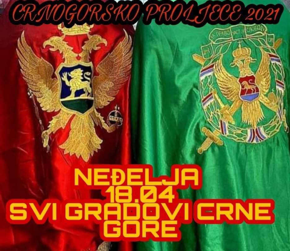 Crnogorsko proljeće: Novi skupovi u nedjelju, slobodna Crna Gora nikada neće nestati