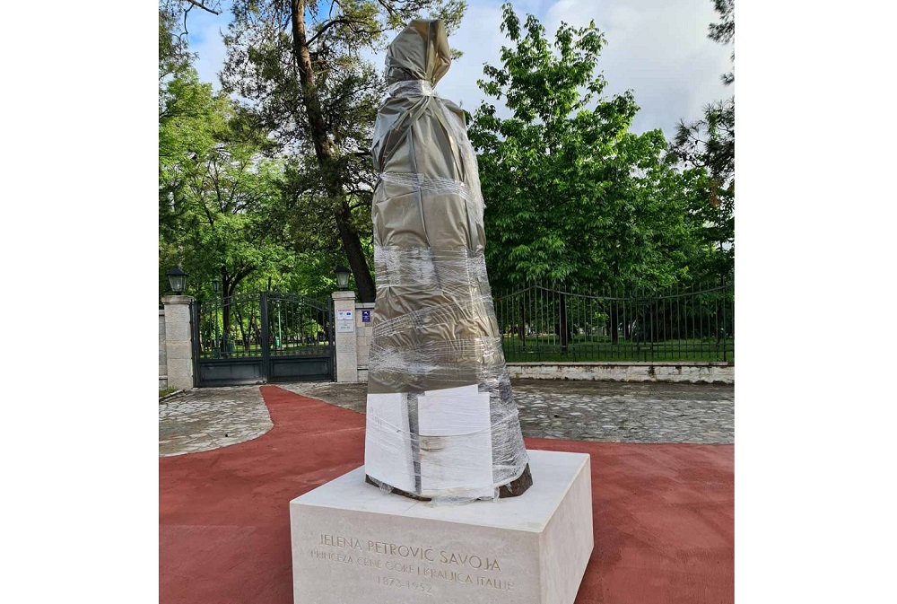 (FOTO) Podgorica dobila spomenik Jelene Savojske, princeze Crne Gore i kraljice Italije