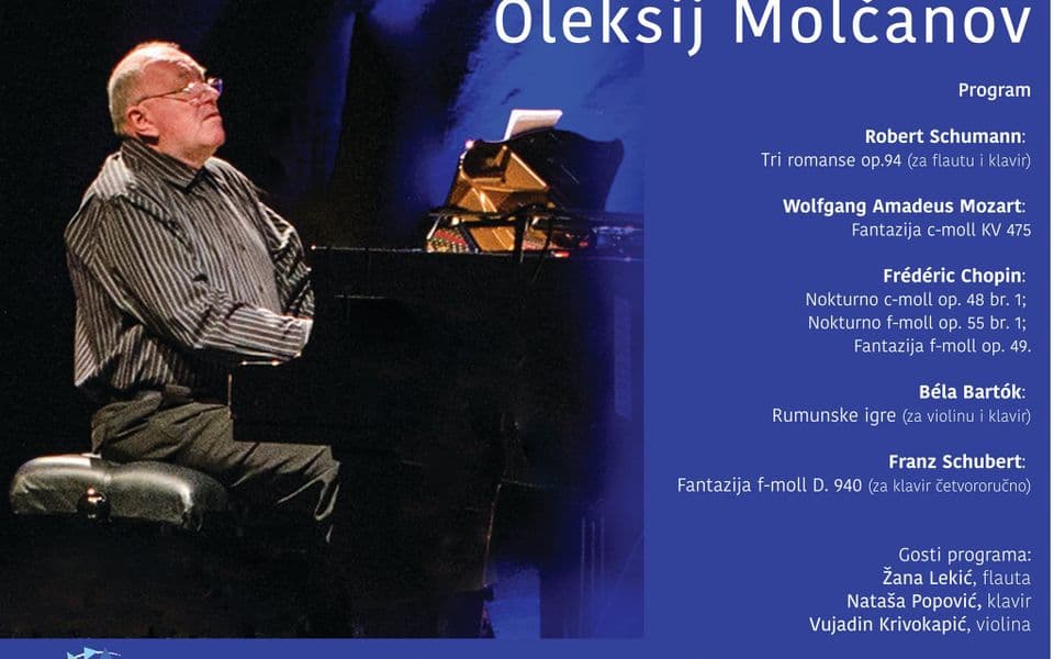 Koncert Oleksija Molčanova u Velikoj sali KIC-a