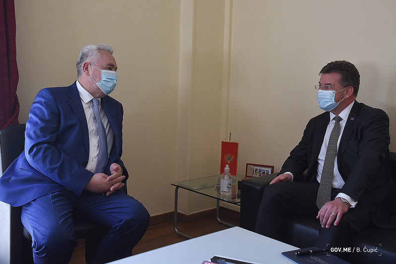 Krivokapić nakon susreta sa Lajčakom: Vjerujem da će CG biti prva sljedeća članica EU