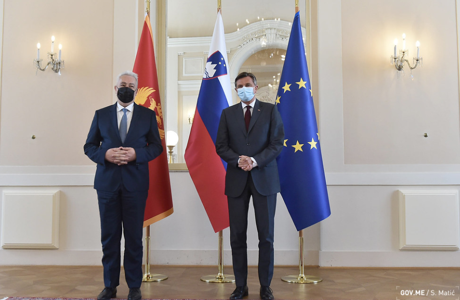 Krivokapić – Pahor: Slovenija iskreni prijatelj Crne Gore