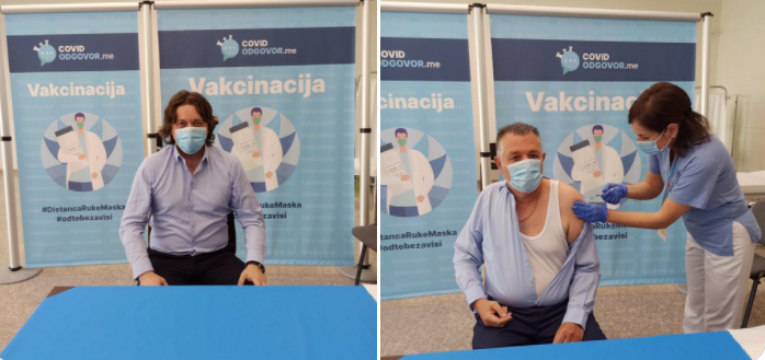 MUP: Vakcinisali se Sekulović i Miljanić