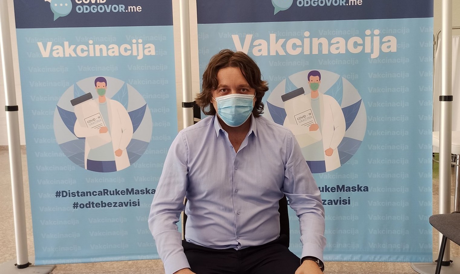 Sekulović i Miljanić primili vakcinu: Samo tako se možemo vratiti normalnom životu
