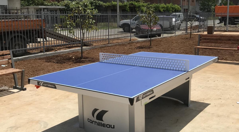 Stolovi za stoni tenis postavljeni na tri nove lokacije u Podgorici