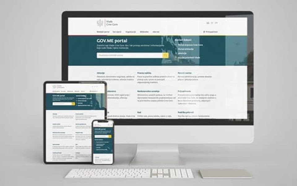 Portal Vlade gov.me od danas na novoj platformi