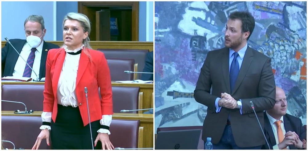 (VIDEO) Vuksanović-Stanković Milačiću: Ne lajte, nećemo dozvoliti da se falsifikuje istorija Crne Gore