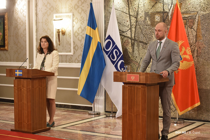 Radulović-Linde: Crna Gora i Švedska posvećene evropskoj integraciji i bezbjednosti Regiona