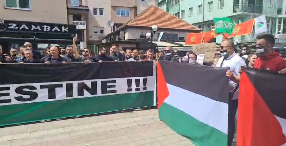 Skup podrške Palestini u Rožajama (VIDEO)