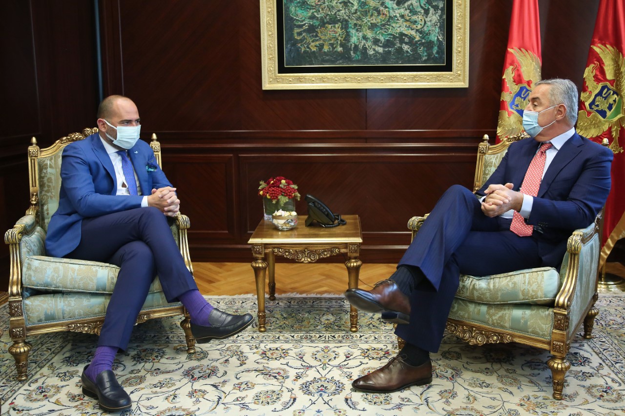 Đukanović primio ambasadora Albanije: Pred nama stoje brojni izazovi od kojih je pandemija najteži