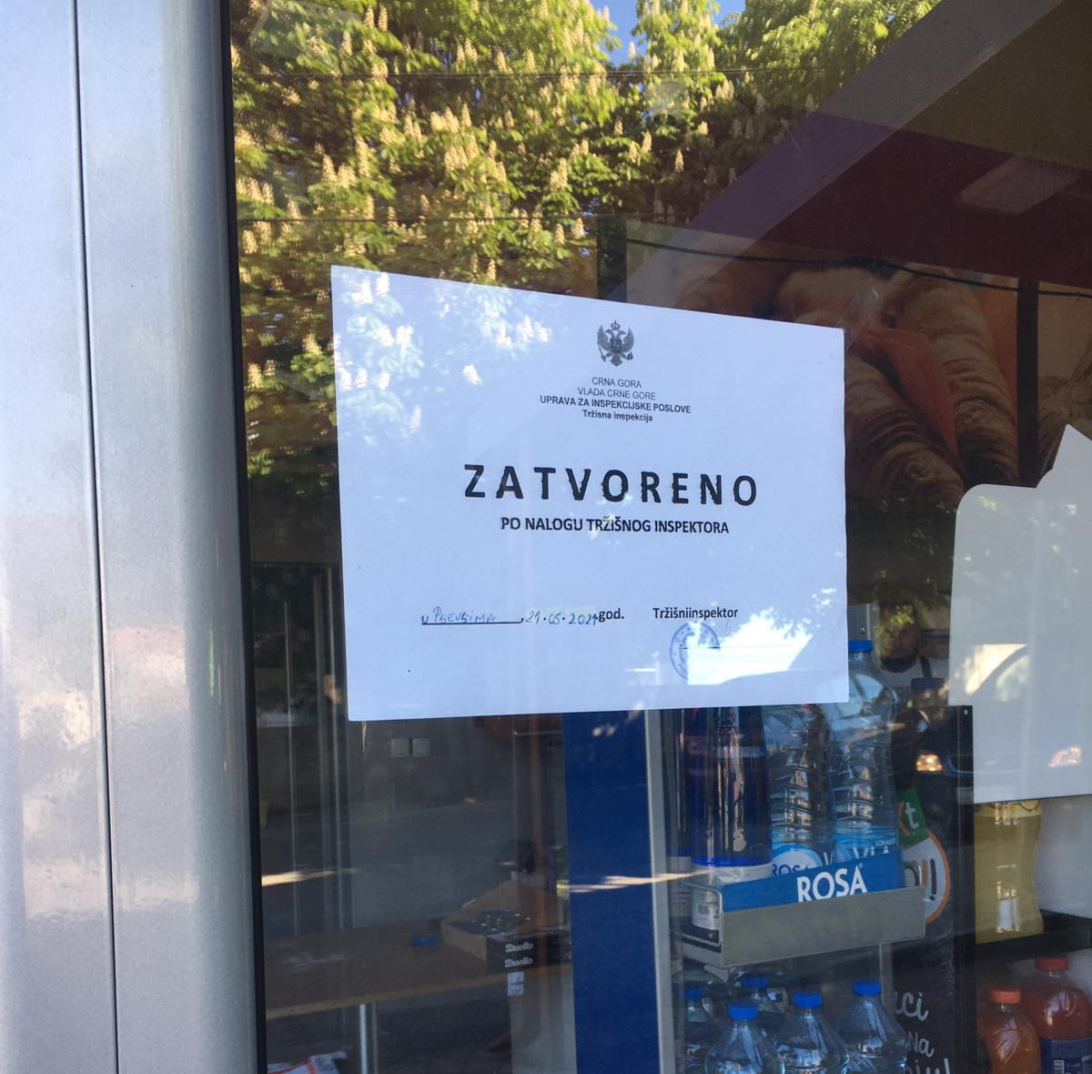 Inspekcija zatvorila prodavnice u Pljevljima zbog rada tokom državnog praznika