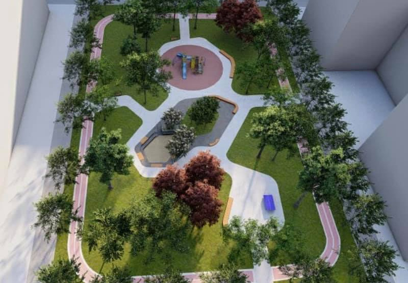 Vuković: Na mjestu nekadašnje ‘rupe’ ispod Ljubovića, gradi se park (FOTO)