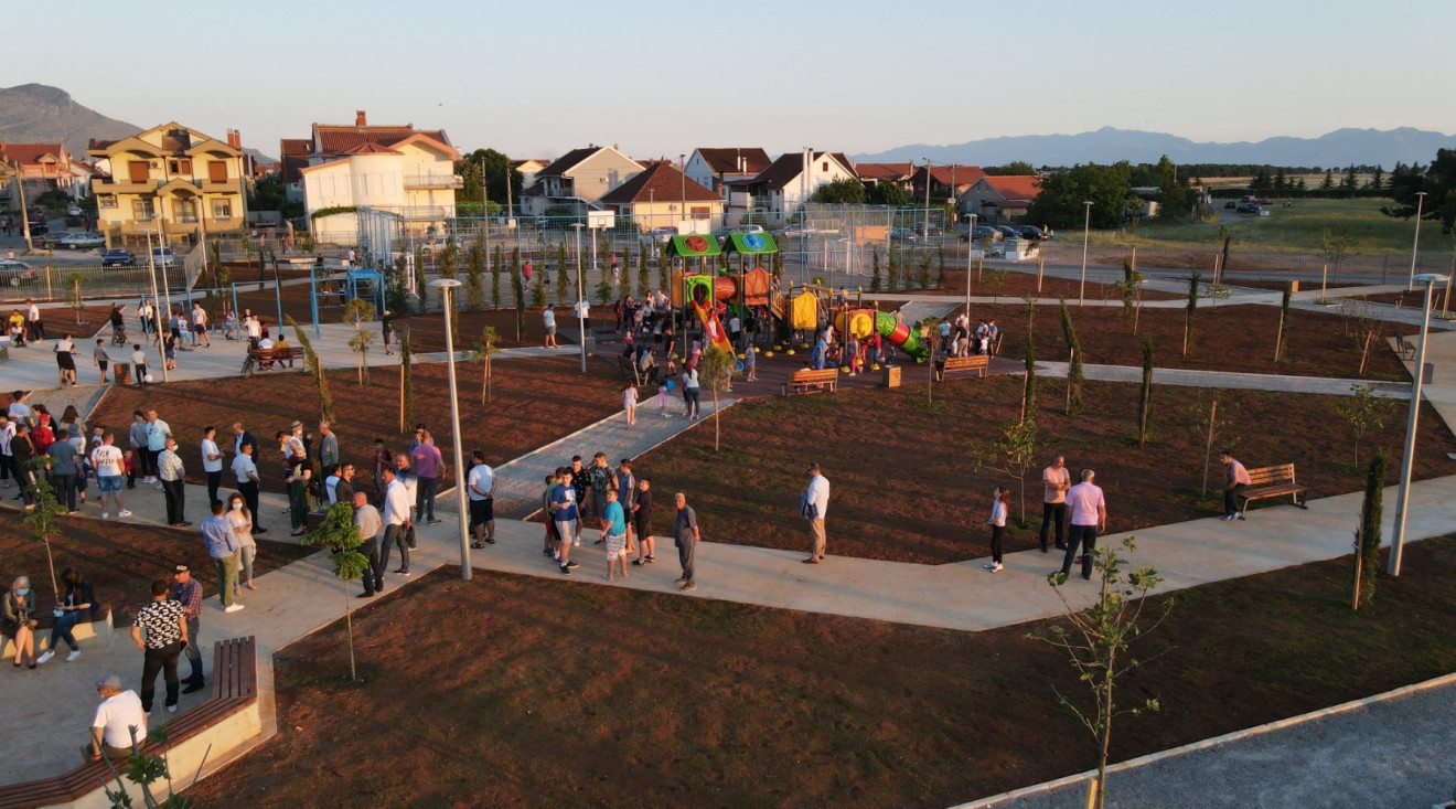 Otvoren park na Koniku: Podgorica dobila četvrti novi park u ovoj godini