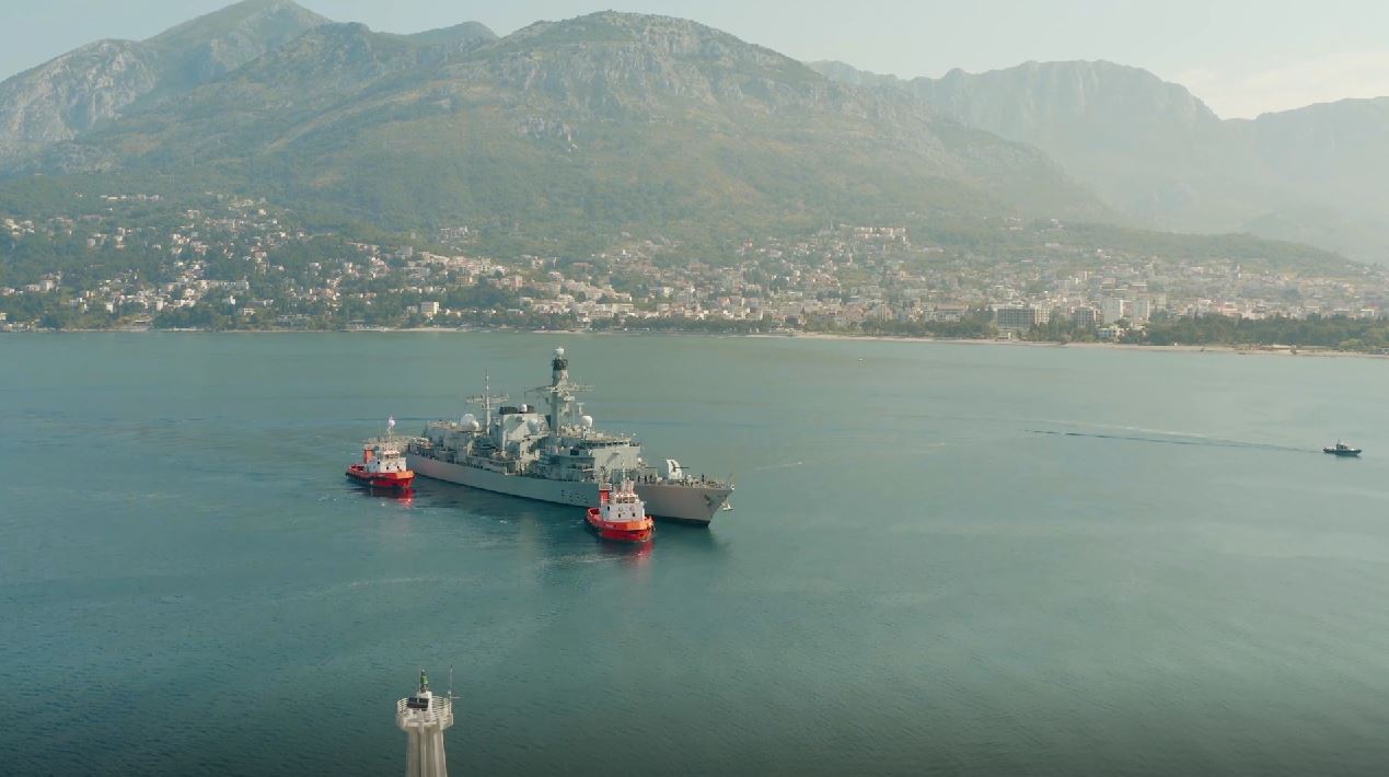Fregata Kraljevske ratne mornarice stigla u Crnu Goru