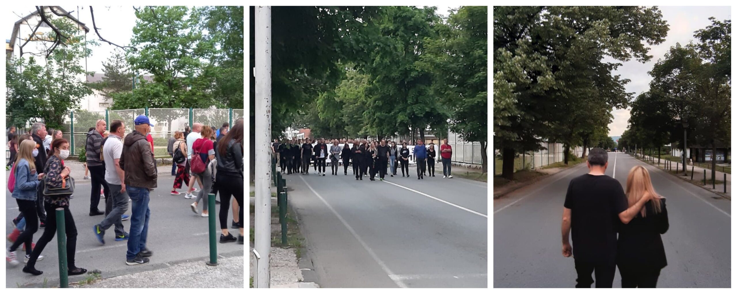 Građani odali počast stradalom Matiji: Hod u tišini, svijeće i tuga