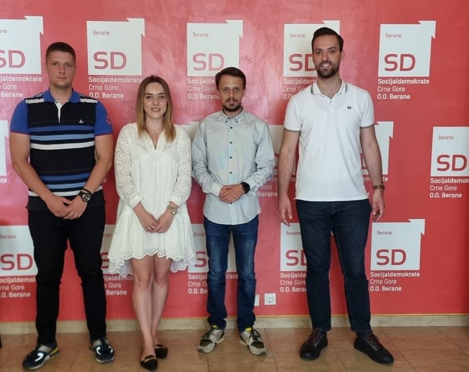 Omladina SD-a izabrala rukovodstvo u Rožajama, Beranama i Plavu