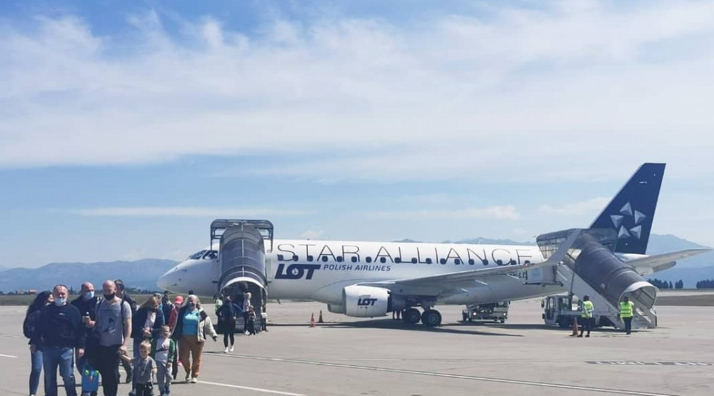 Litvanska i poljska aviokompanija uspostavile letove sa Crnom Gorom