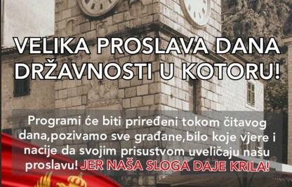 Proslava Dana državnosti u Kotoru