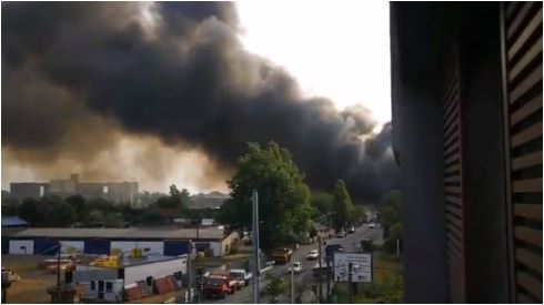 Lokalizovan požar u magacinu u Luci Beograd