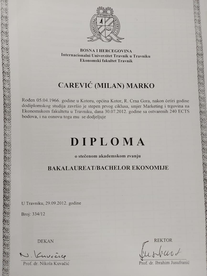 DPS Budva: Carevićeva sumnjiva diploma demant premijerovih stavova