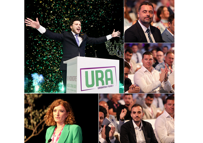 Kongres URE: Abazović predsjednik, Marović, Konatar, Đurović i Adžić potpredsjednici