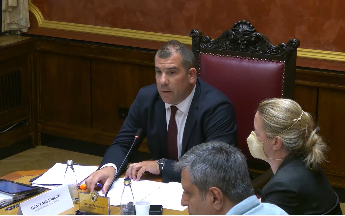 Kontrolno saslušanje ministra Ratka Mitrovića 19. jula