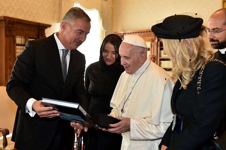 Papa Franjo Đukanoviću: Da svi u Crnoj Gori zauvijek žive u miru i blagostanju
