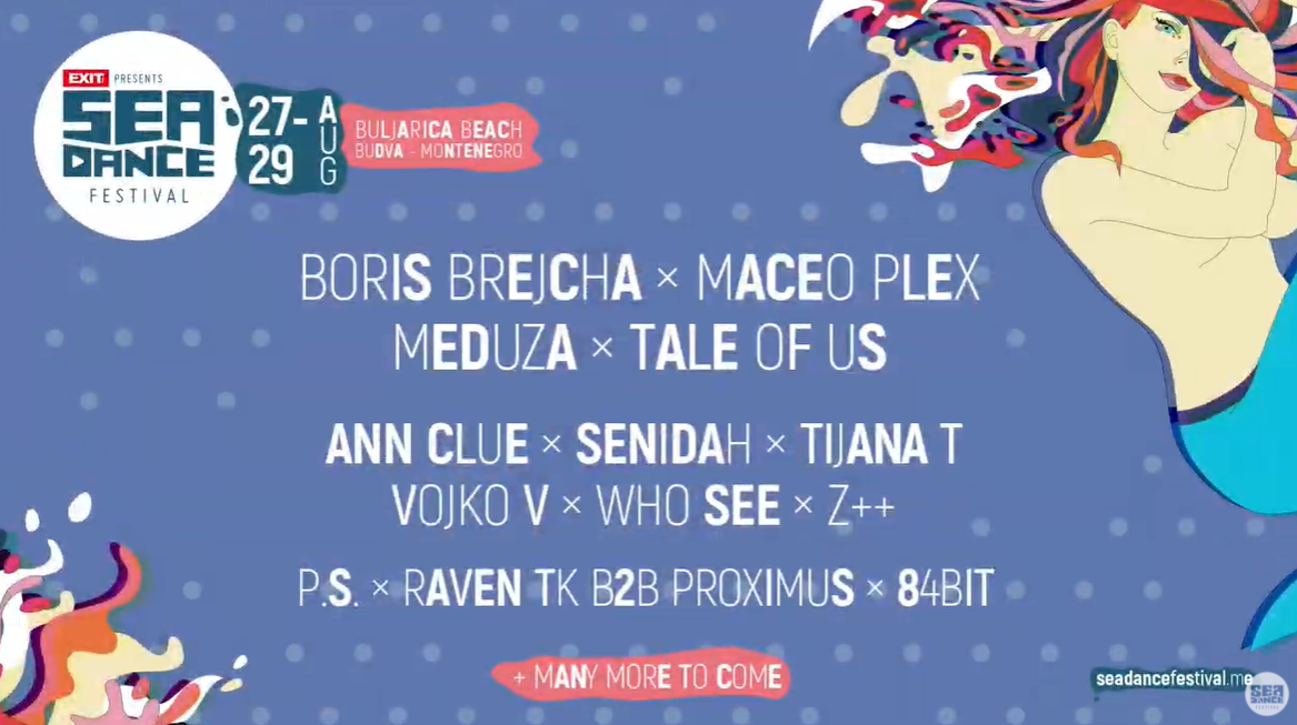 Sea Dance krajem avgusta u Budvi, nastupaju Brejcha, Maceo Plex , Tale Of Us…